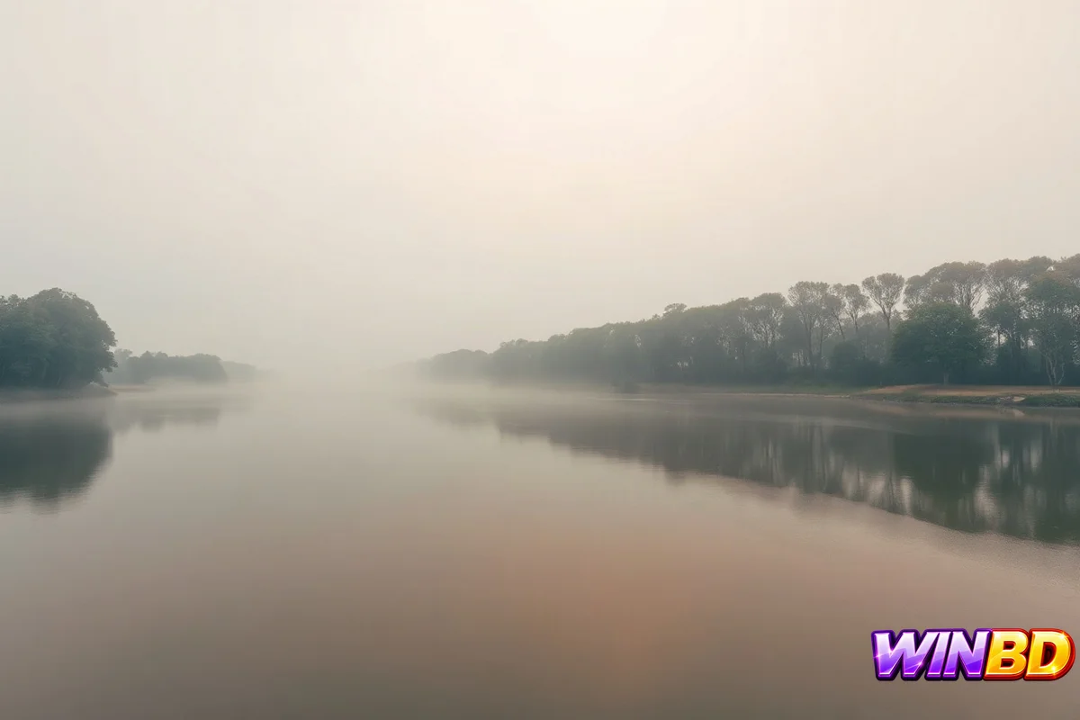 সূর্যোদয়ে শান্ত নদী ও কুয়াশা, উপসংহারের দৃশ্য